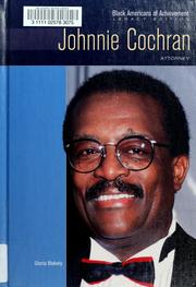 Cover of: Johnnie Cochran by Gloria Blakely