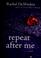 Cover of: Repeat after me