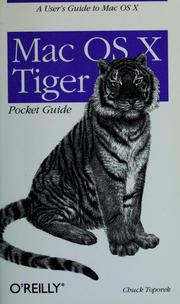 Cover of: Mac OS X Tiger: Pocket Guide