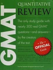 Cover of: GMAT quantitative review