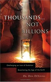 Cover of: Thousands not Billions by Donald Deyoung