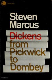 Cover of: Dickens | Steven Marcus