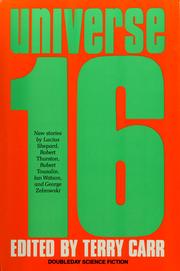 Cover of: Universe 16 by Terry Carr