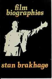 Cover of: Film biographies by Stan Brakhage