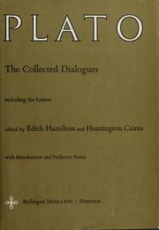 Cover of: The collected dialogues, including the Letters by Hugh Tredennick, Edith Hamilton, Cairns, Huntington