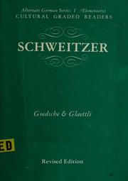 Cover of: Schweitzer by C. R. Goedsche