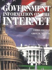 Cover of: Government Information on the Internet 2000 (Government Information on the Internet, 3rd ed)