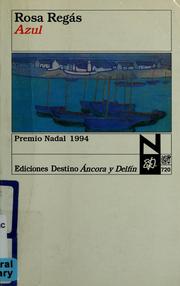 Cover of: Azul: premio nadal 1994