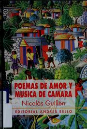 Cover of: Poemas de amor y Música de cámara