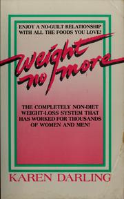 Cover of: Weight no more