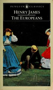 Cover of: The Europeans by Henry James