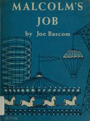Cover of: Malcolm's job. by Joe Bascom