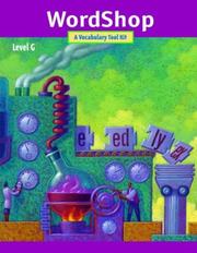 Cover of: WordShop: Level G