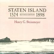 Cover of: Staten Island, 1524-1898 by Henry G. Steinmeyer