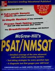 Cover of: McGraw-Hill's PSAT/NMSQT by Christopher Black