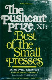 Cover of: The Pushcart prize XI