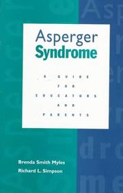 Cover of: Asperger Syndrome by Brenda Smith Myles, Richard L. Simpson