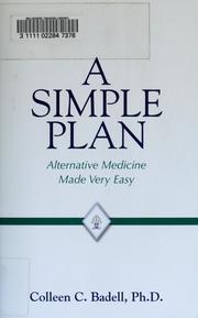 Cover of: A simple plan by Colleen C. Badell