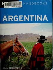 Cover of: Moon handbooks: Argentina