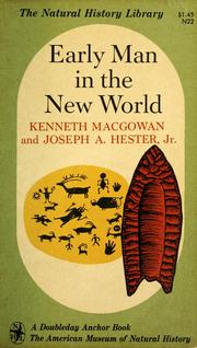Cover of: Early man in the New World
