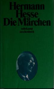 Cover of: Die Märchen by Hermann Hesse