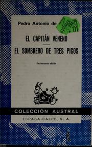 Cover of: El capitán Veneno: El sombrero de tres picos