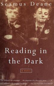 Cover of: Reading in the dark by Seamus Deane