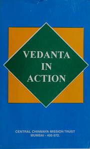 Cover of: Vedanta in action