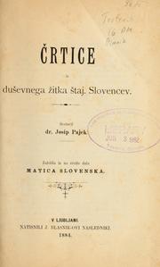 Cover of: Črtice iz duševnega žitka štaj. Slovencev by Josip Pojek