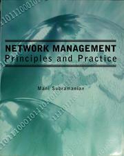 Cover of: Network management: principles and practice