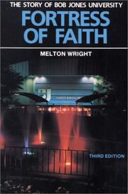 Cover of: Fortress of Faith | Melton Wright