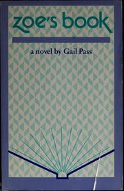 Cover of: Zoe's book: a novel