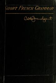 Cover of: A short French grammar by C. H. Grandgent