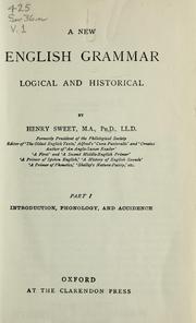 Cover of: A new English grammar: logical and historical