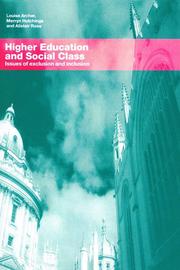 Cover of: Higher Education and Social Class: Issues of exclusion and inclusion