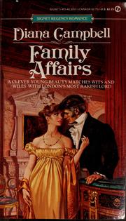 Cover of: Family Affairs by Diana Campbell