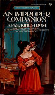 Cover of: An Improper Companion by April Lynn Kihlstrom