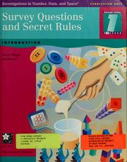 Cover of: Survey questions and secret rules by Tracey Wright, Jan Makros, Tracey Wright