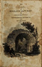 Cover of: The beauties of England and Wales, or, Delineations, topographical, historical, and descriptive, of each county | James Norris Brewer