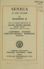 Cover of: Seneca's tragedies