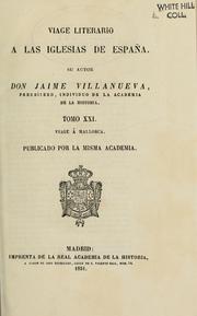 Cover of: Viage literario á iglesias de España by Jaime Villanueva