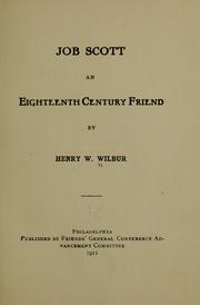 Cover of: Job Scott: an eighteenth century Friend