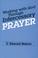 Cover of: Working with God through intercessory prayer