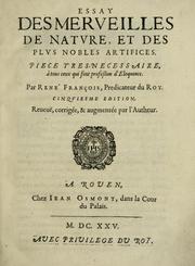 Cover of: Essay des merveilles de natvre, et des plvs nobles artifices by Étienne Binet