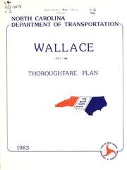 Cover of: Wallace thoroughfare plan