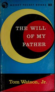 Cover of: The will of my Father