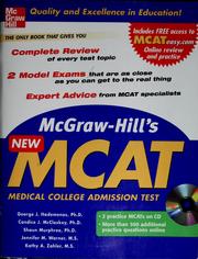 Cover of: McGraw-Hill's new MCAT: medical college admission test