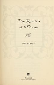 Cover of: Five Quarters of the Orange | Joanne Harris