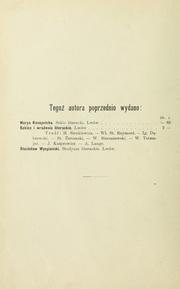Cover of: Polska literatura współczesna by Antoni Potocki, Antoni Potocki