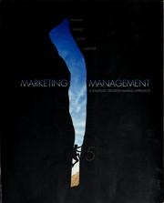 Cover of: Marketing management: a strategic, decision-making approach